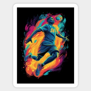 Basketball Player Illustration Sticker